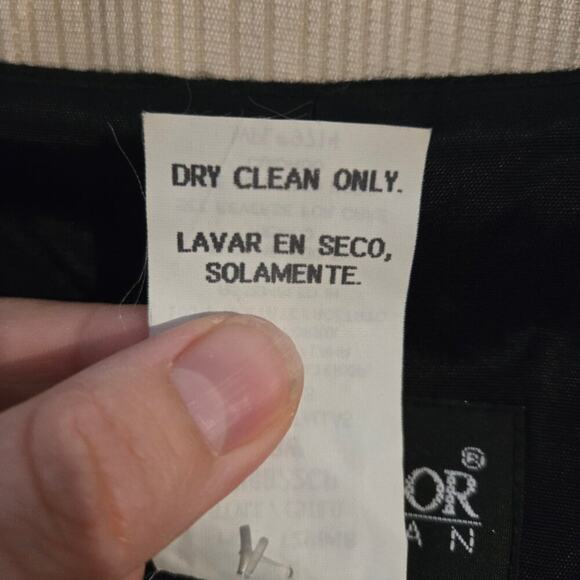 Sag Harbor 18W Classy Black 100% Wool V-neck Sleeveless Dress [0274] - Picture 10 of 11